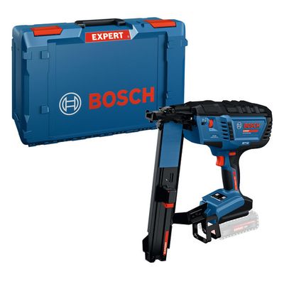 BOSCH EXPERT Akku-Holzklammerer EXTH18V-50M, XL-BOXX - BOSCH EXPERT Akku-Nagler EXTH18V-50M mit Tragetasche