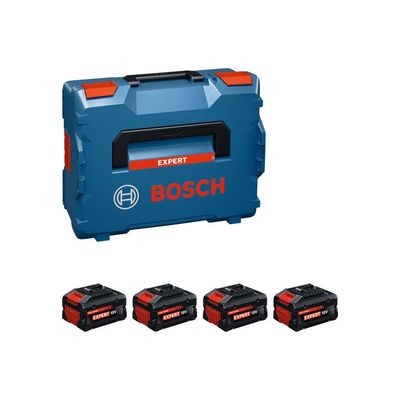 BOSCH EXPERT Akkupack 4x EXBA18V-55 - BOSCH EXPERT EXBA18V-55 Akkupack-Set mit blauer Tragetasche