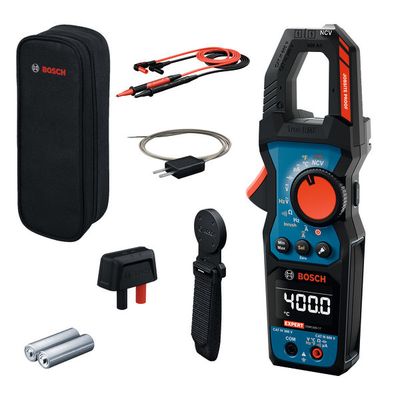 BOSCH EXPERT Strommesszange EXMC600-17 - BOSCH EXPERT EXMC600-17 digitales Stromzangenmessgerät mit Zubehör