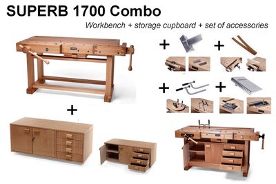 RAMIA Hobelbank Superb 1700 "COMBO" (Werkbank)