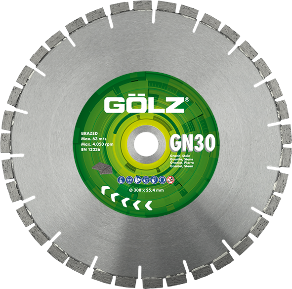 GÖLZ GN30 Granit Premium - gelötet - 600 60,0 20,0 5,0 10,0 74