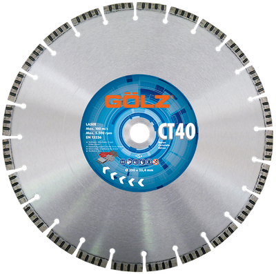 GÖLZ CT40 Beton Premium - Lasergeschweißt - 500 25,4 40,0 3,6 10,0 36