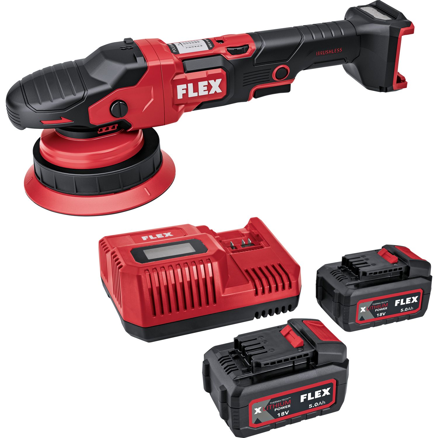 FLEX Akku-Exzenterpolierer mit Zwangsrotation 18 V