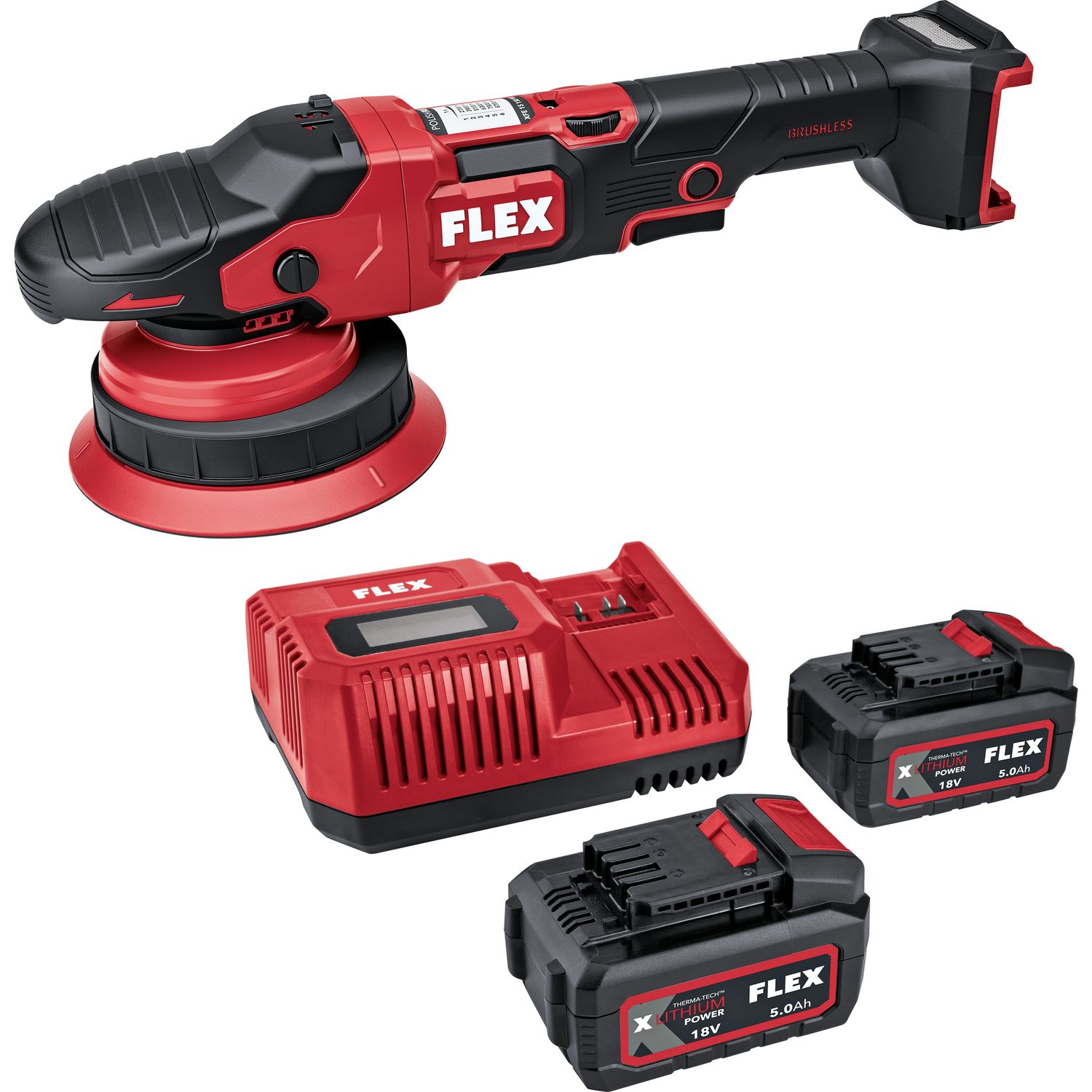 FLEX Akku-Exzenterpolierer mit Freilauf 18 V