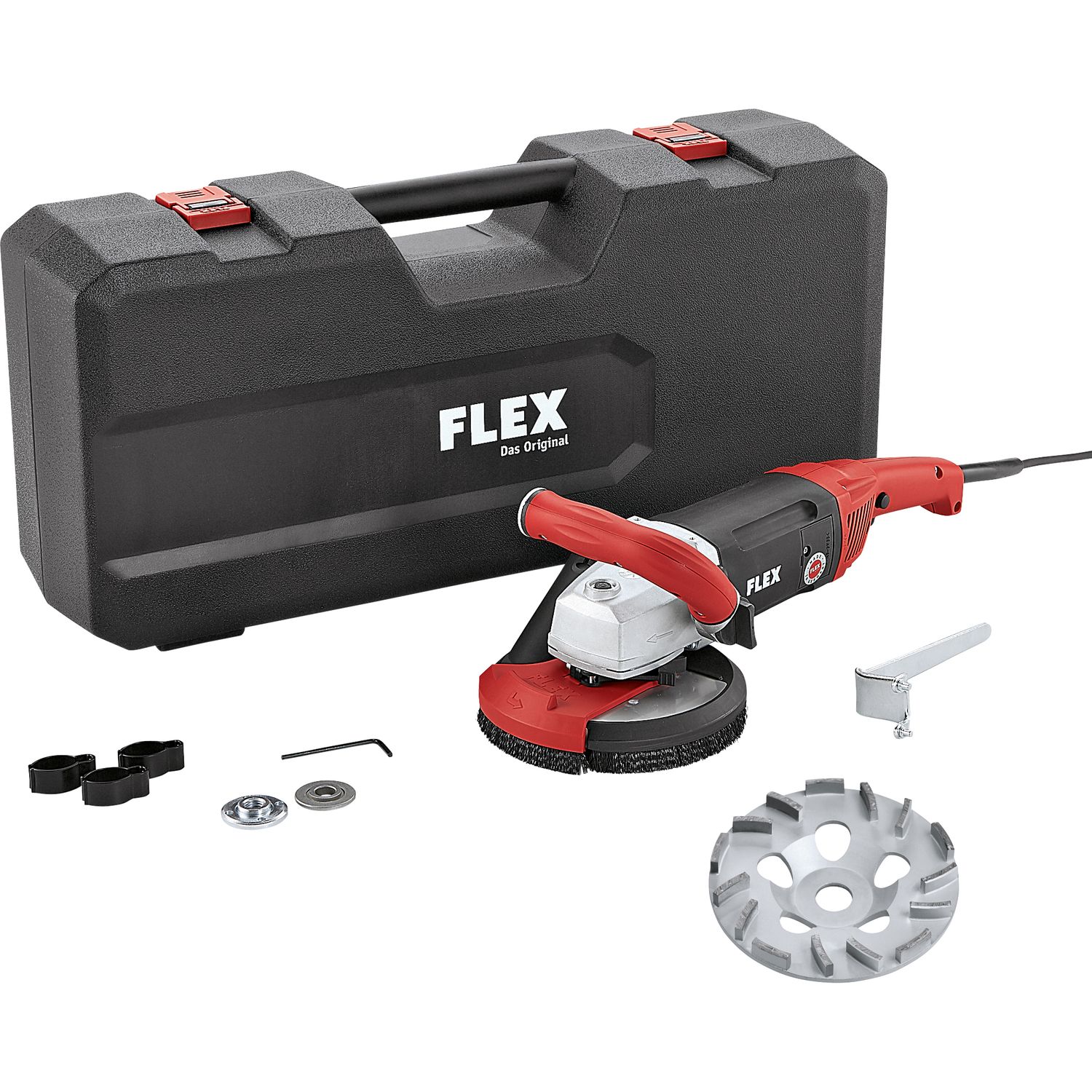 FLEX Kraftvoller 1750 Watt Sanierungsschleifer für randnahes Schleifen, 150 mm