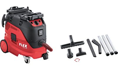 FLEX Sicherheitssauger mit automatischer Filterabreinigung, 30 l, Klasse M