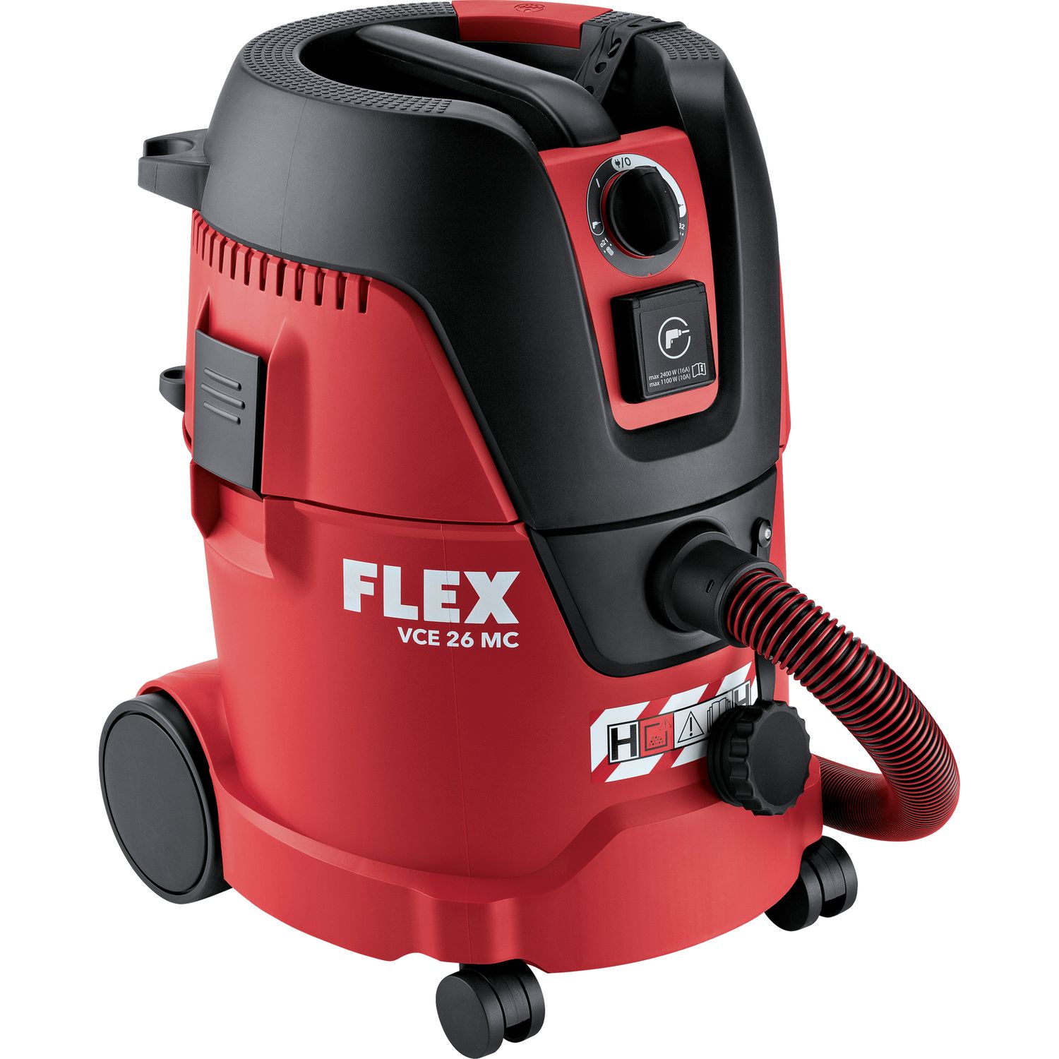 FLEX Sicherheitssauger mit manueller Filterabreinigung, 25 l, Klasse H