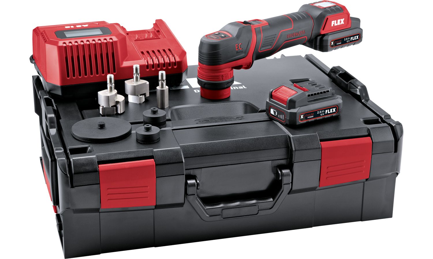 FLEX Der smarte Akku-Polierer 12 V, rotativ und exzentrisch freilaufend