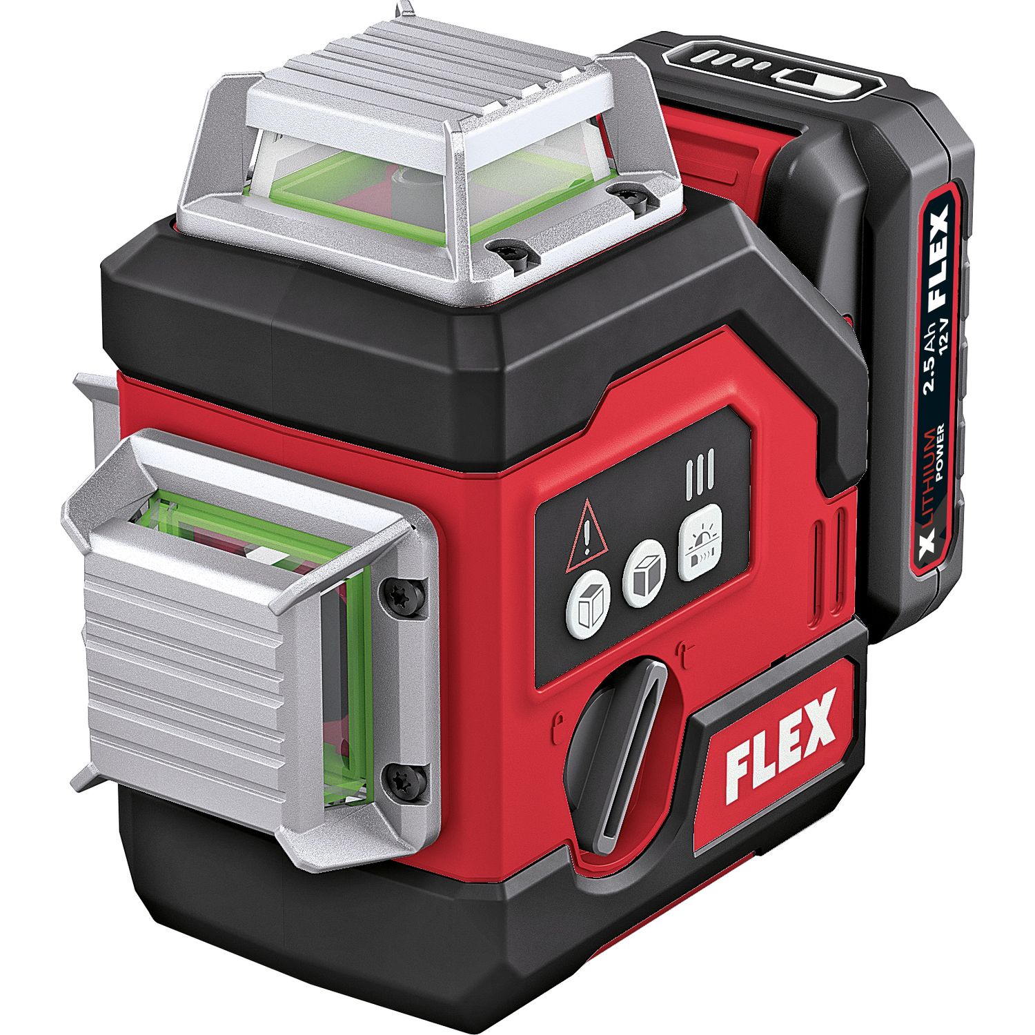 FLEX 360° Kreuzlinien-Laser mit Empfängermodus