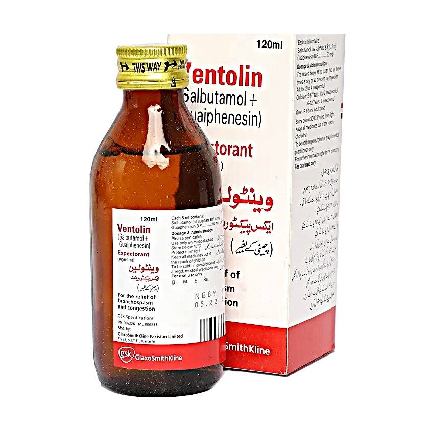 VENTOLINE EXPECTORAN 120ML SYRUP