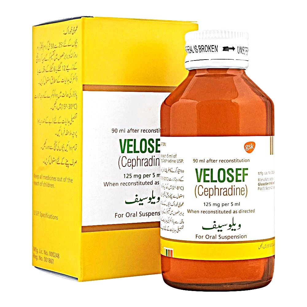 VELOSEF  250MG 90ML