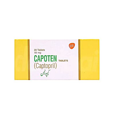CAPOTEN 50 MG TABLET