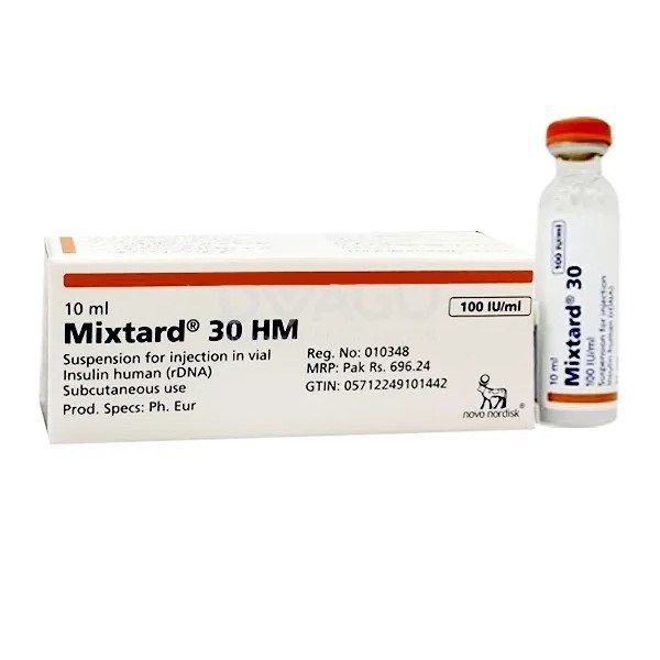 MIXTARD 30HM 10ML INJECTION