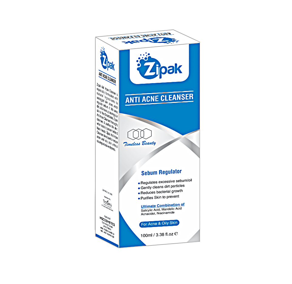 ZIPAK ANTI ACNE CLEANSER 100ML