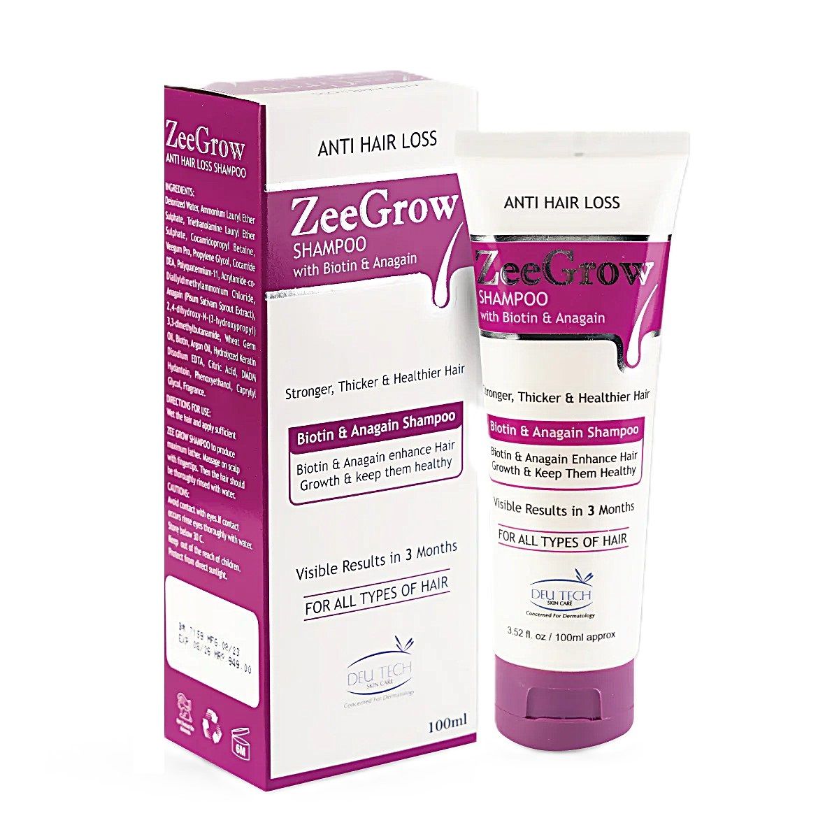 ZEEGROW SHAMPOO 100ML