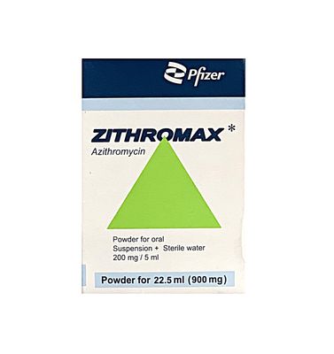 ZITHROMAX 200MG/5ML 22.5ML SYRUP