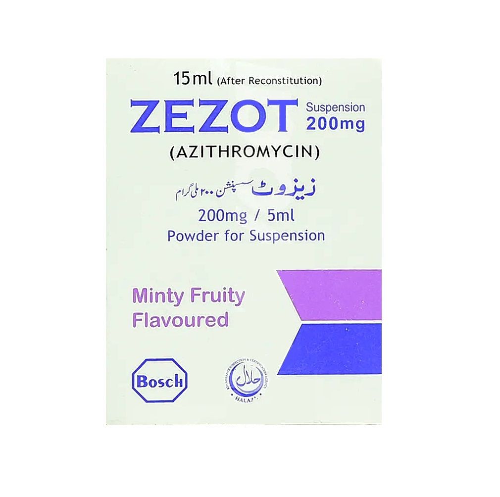 ZEZOT 200 MG 15 ML SYRUP