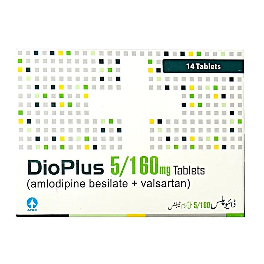 DIO PLUS 5/160 MG TABLET