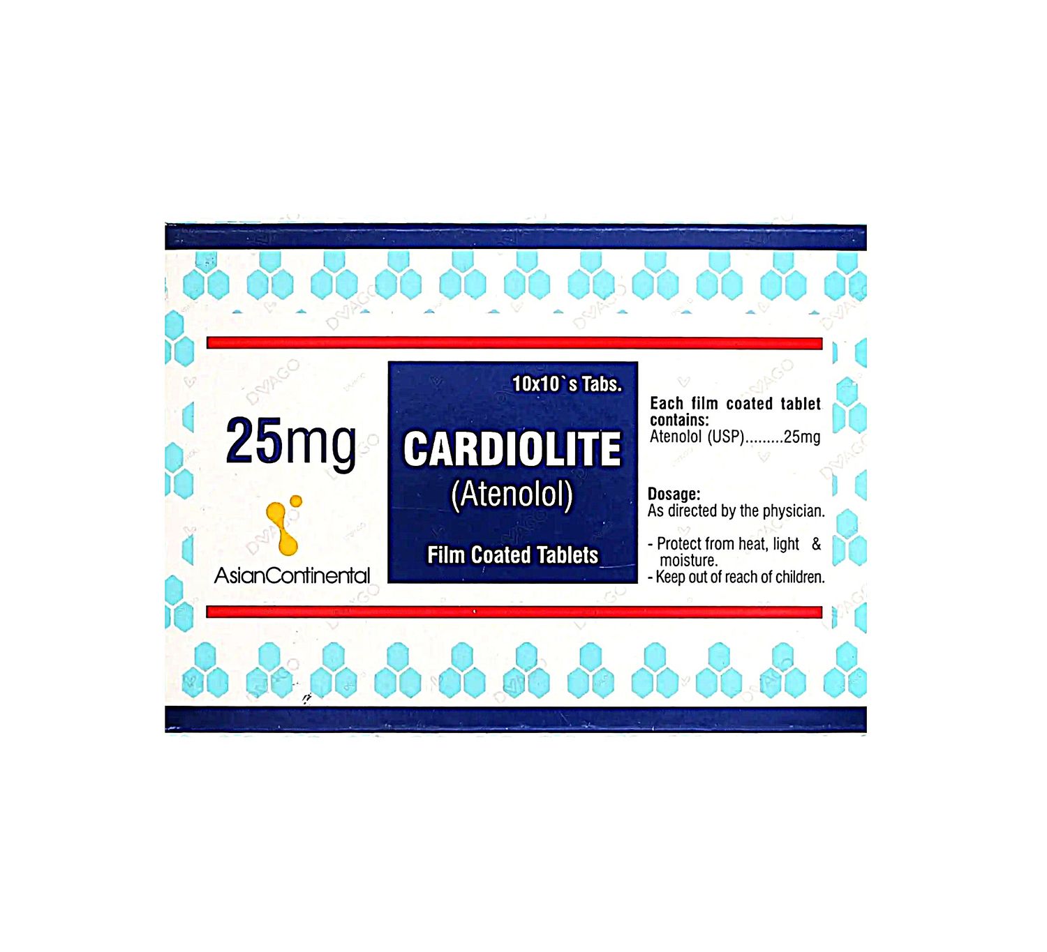 CARDIOLITE 25 MG TABLET