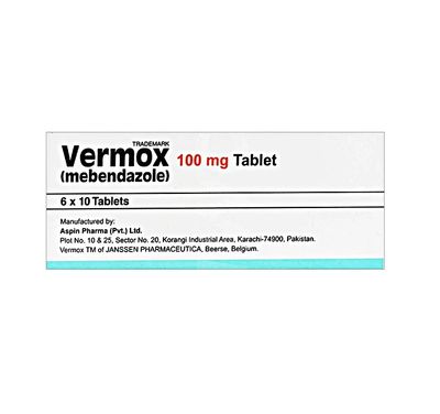 VERMOX 100MG TABLET