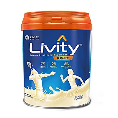 LIVITY (VANILA) SUPPLEMENT 400 GRAM
