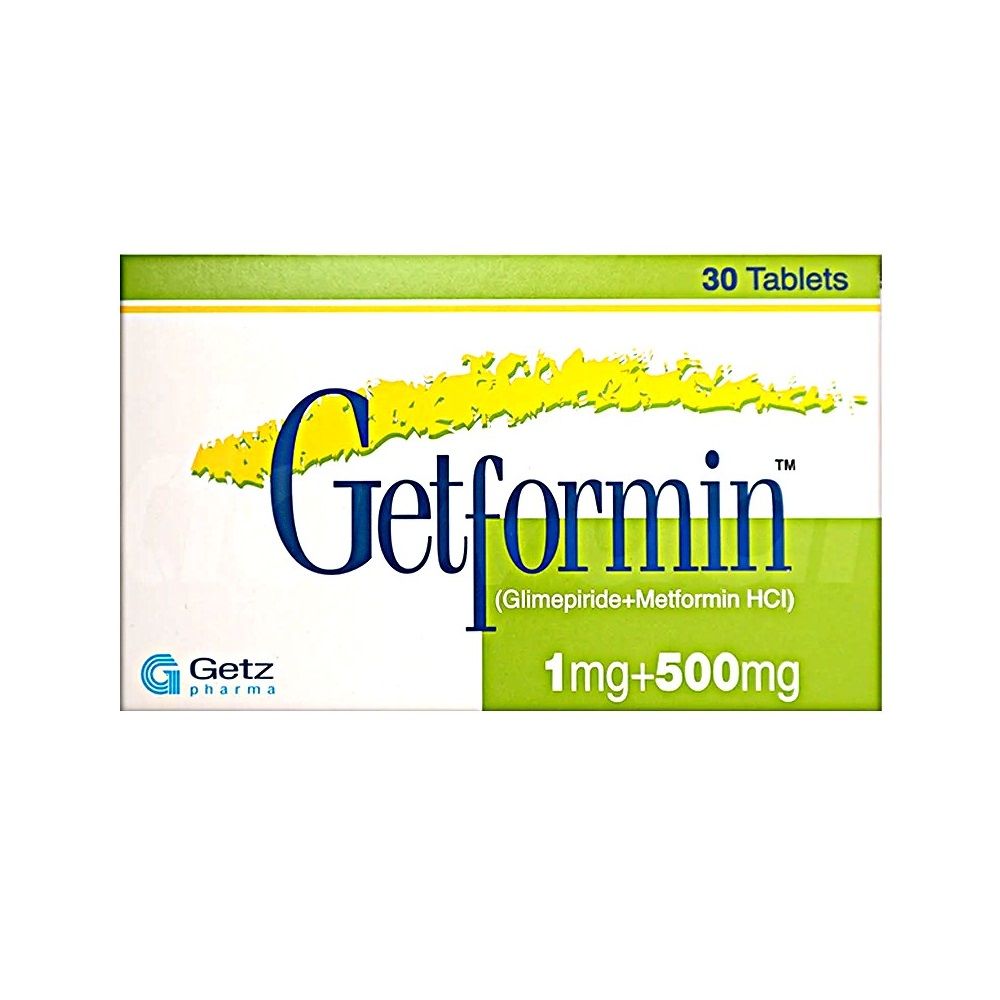 GETFORMIN 1/500 MG TABLET