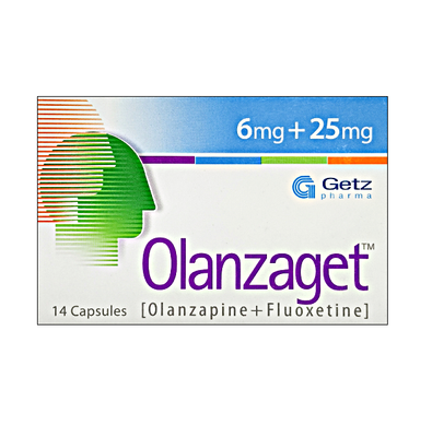 OLANZAGET 6+25MG CAPSULE