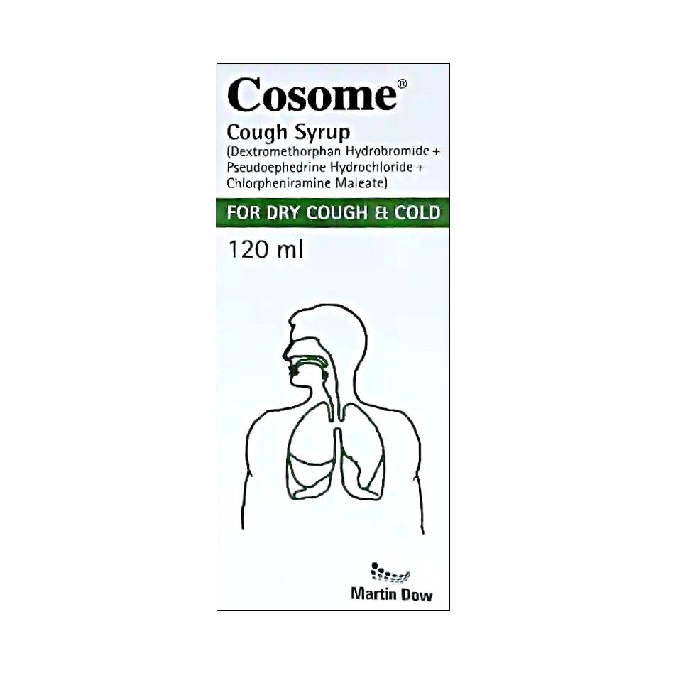 COSOME COUGH SYRUP 120 ML