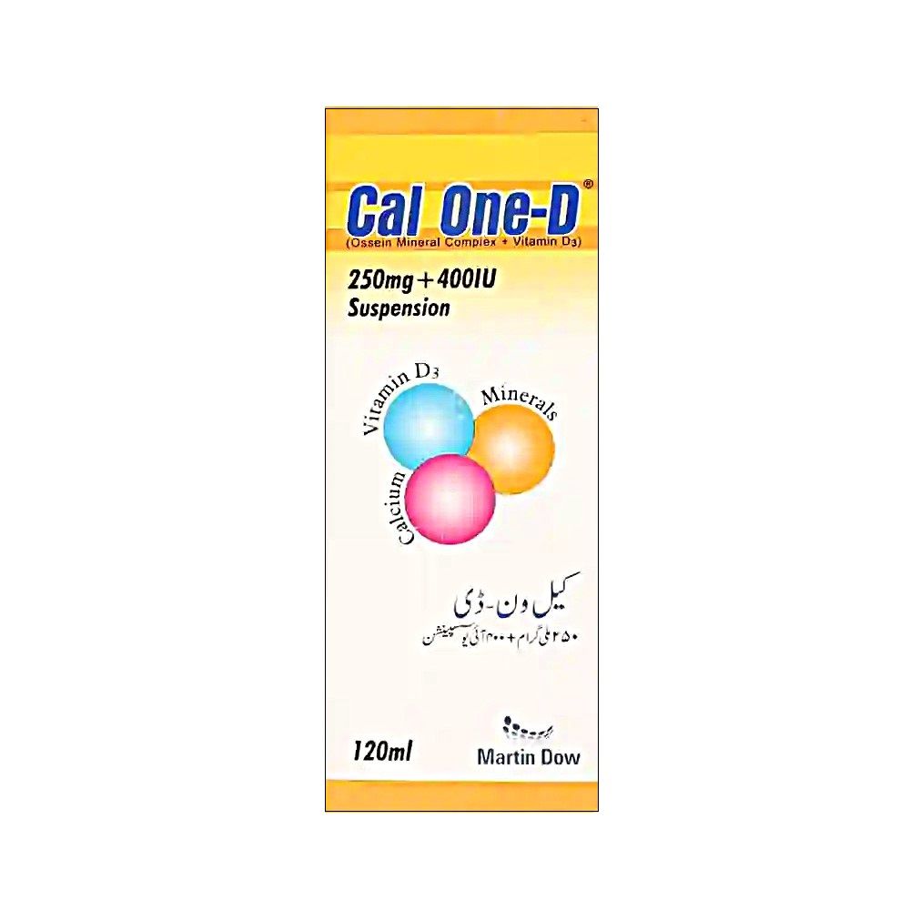 CAL ONE D 120ML SYRUP