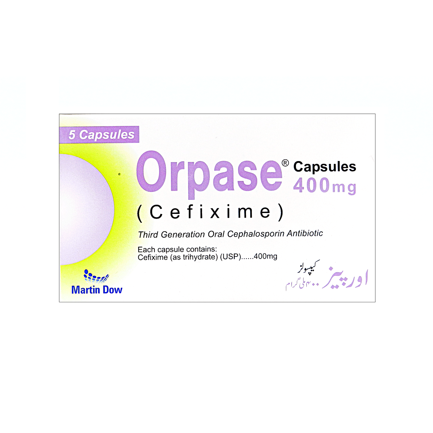 ORPASE 400 MG CAPSULE