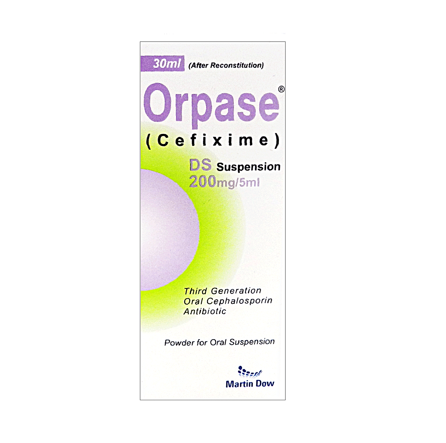 ORPASE SYRUP DS 200 MG