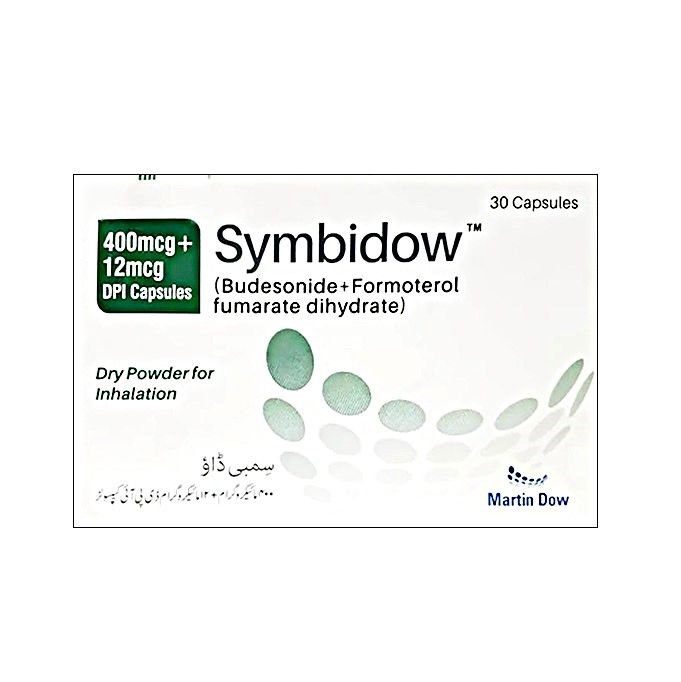SYMBIDOW 400MCG+12MCG CAPSULE