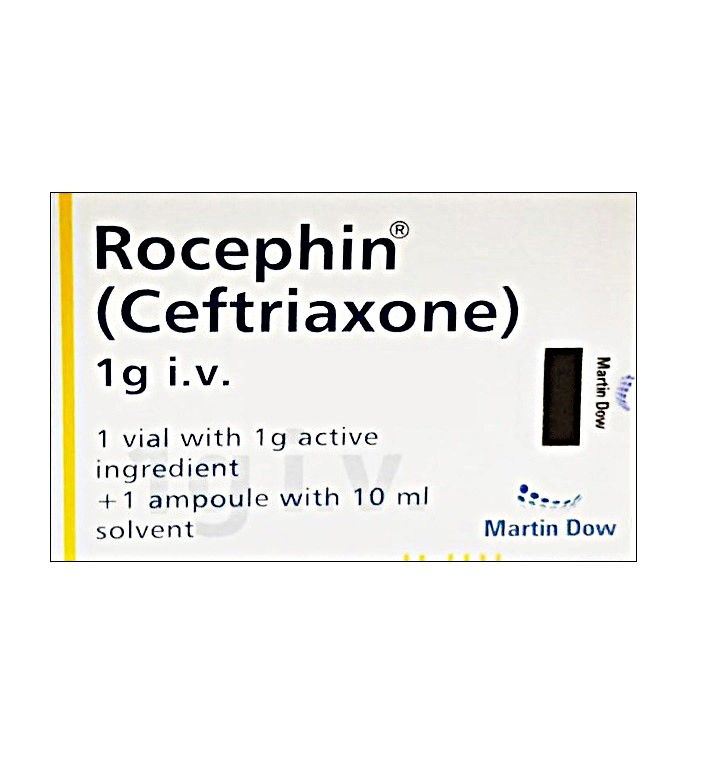 ROCEPHIN INJECTION IV 1 GRAM