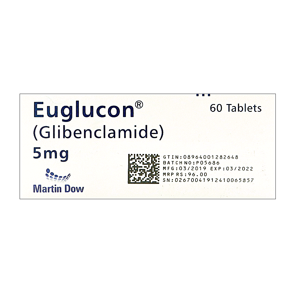 EUGLUCON  5MG TABLET