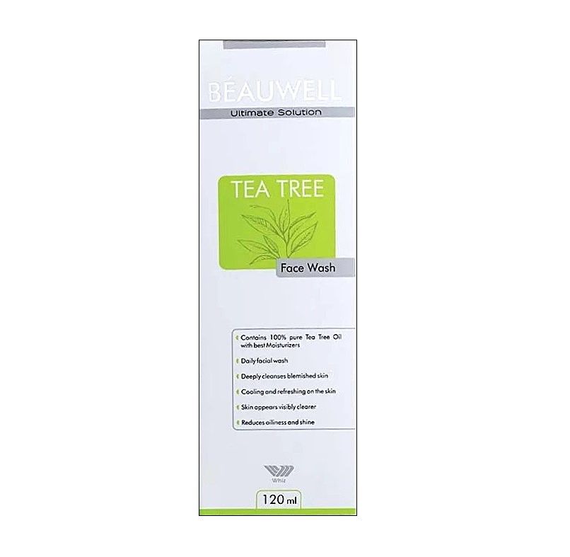 BEAUWELL TEA TREE FACE WASH 125ML