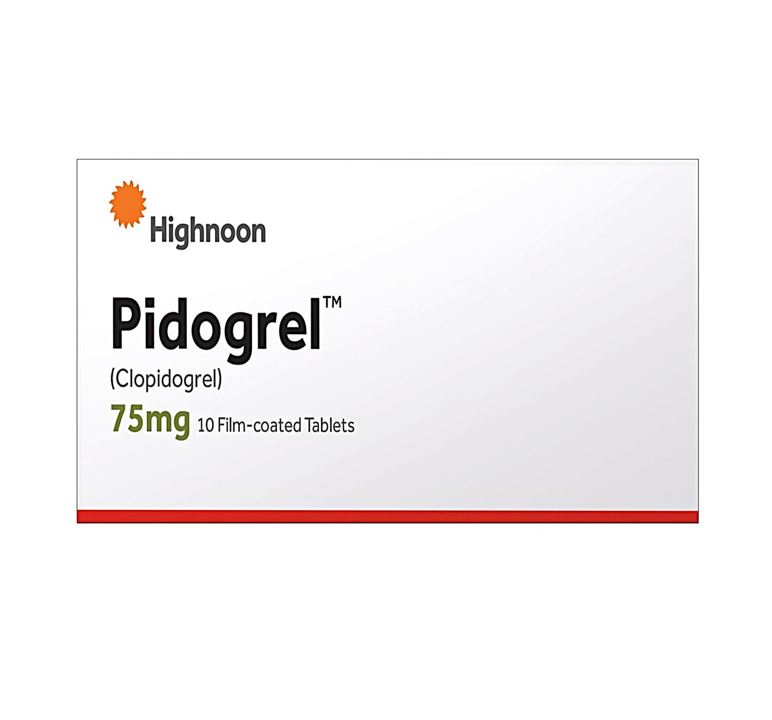 PIDOGREL 75 MG TABLET