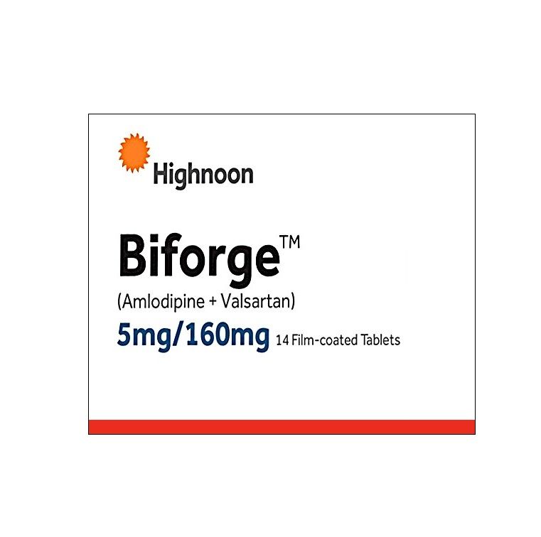 BIFORGE 5MG+160MG TABLET