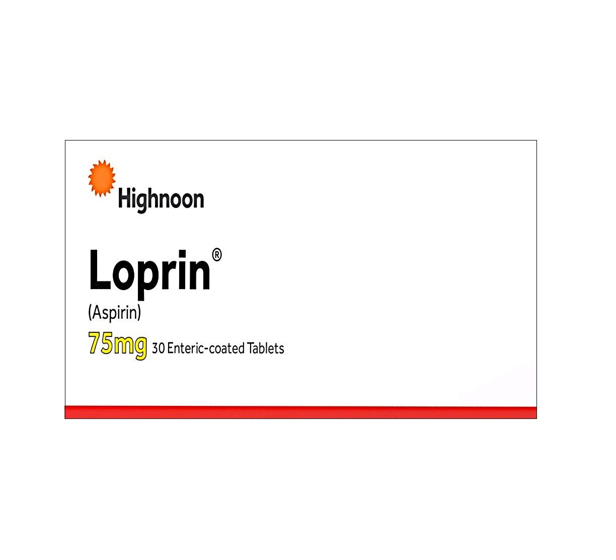 LOPRIN 75MG TABLET