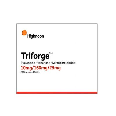 TRIFORGE 10/160/25 MG TABLET