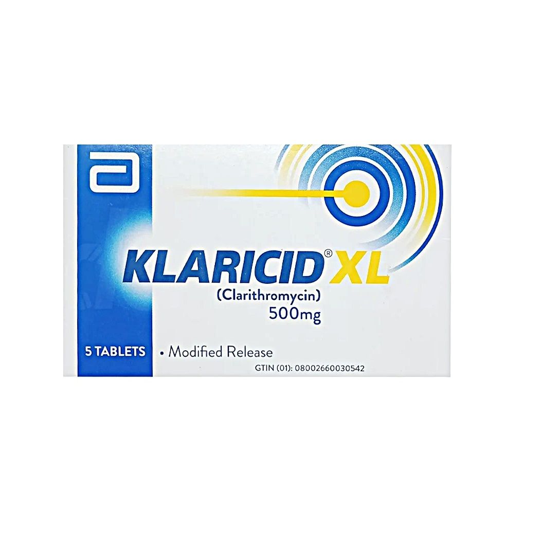 KLARICID TABLET XL 500 MG