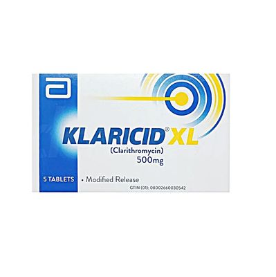 KLARICID TABLET XL 500 MG