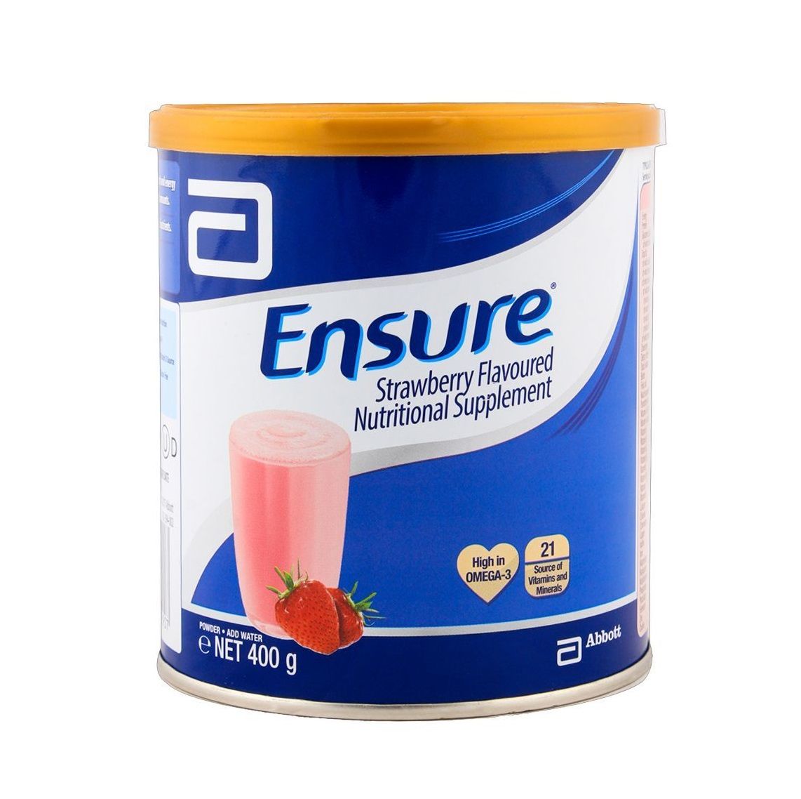 ENSURE MILK STRAWBERY 400GM