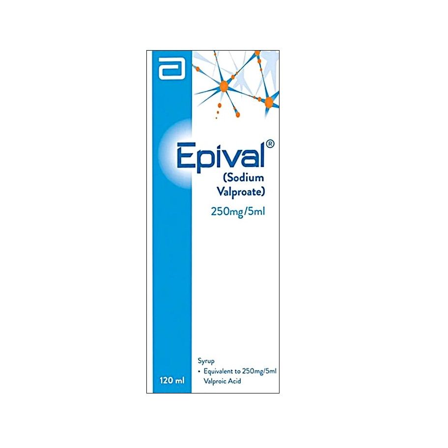 EPIVAL 250MG 120ML SYRUP