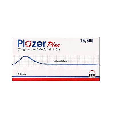 PIOZER PLUS TABLET 15/500 MG