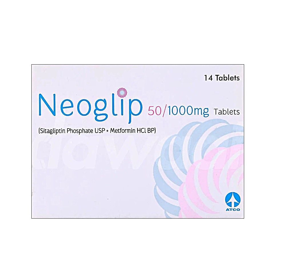 NEOGLIP 50/1000MG TABLET