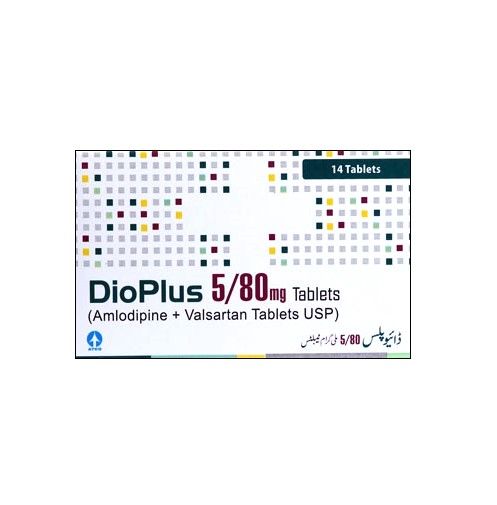 DIO PLUS 5/80 MG TABLET
