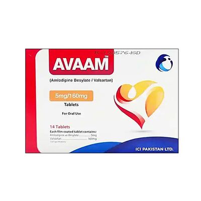 AVAAM 5MG/160MG TABLET