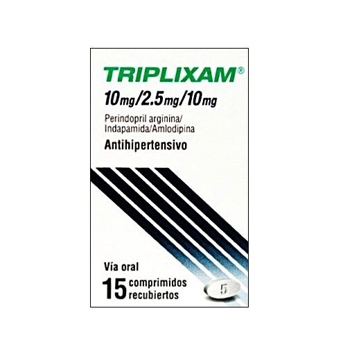 TRIPLIXAM 10/2.5/10MG TABLET