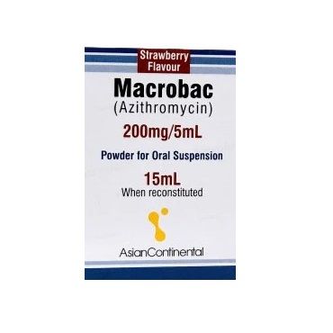 MACROBAC 200MG/5ML 15ML SYRUP