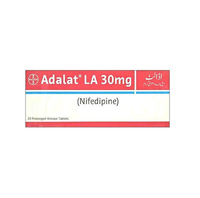 ADALAT LA 30 MG TABLET